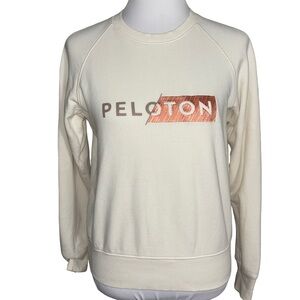 Peloton Off-White Crewneck Sweatshirt